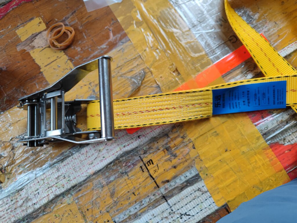 stainless ratchet strap custom made