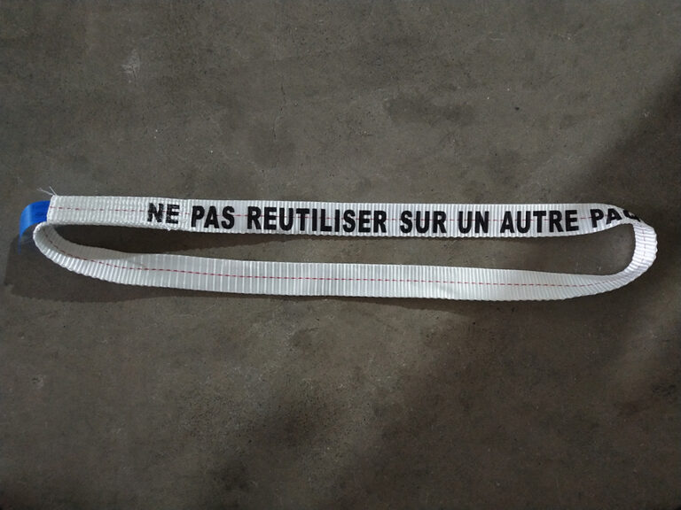 Endless-webbing-sling-Ne-Pas-Reutiliser-Sur-Un-Autre-Paquet-Sangle-plate-sans-fin